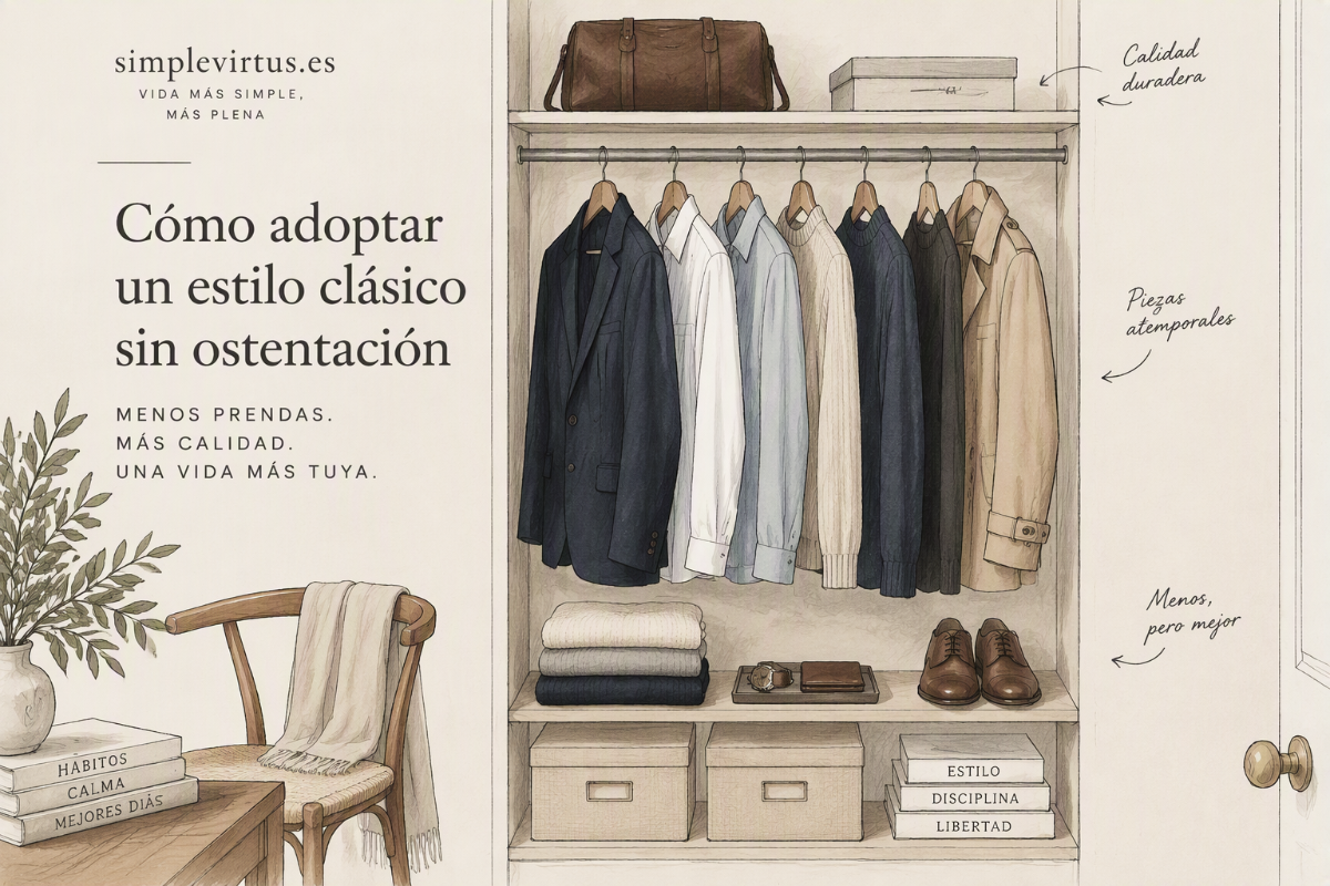 Como adoptar un estilo cl&aacute;sico sin ostentaci&oacute;n
